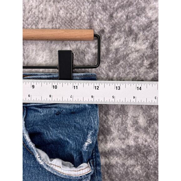 Abercrombie & Fitch Jeans 25 / 0S Womens Curve Love 90s Straight Distressed - Picture 3 of 7